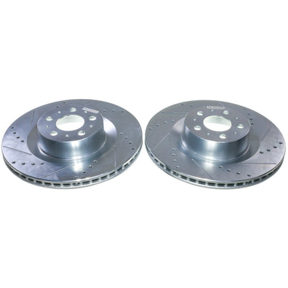 PowerStop Power Stop 20-24 Tesla Y Front Drilled & Slotted Rotor - Pair AR84011XPR