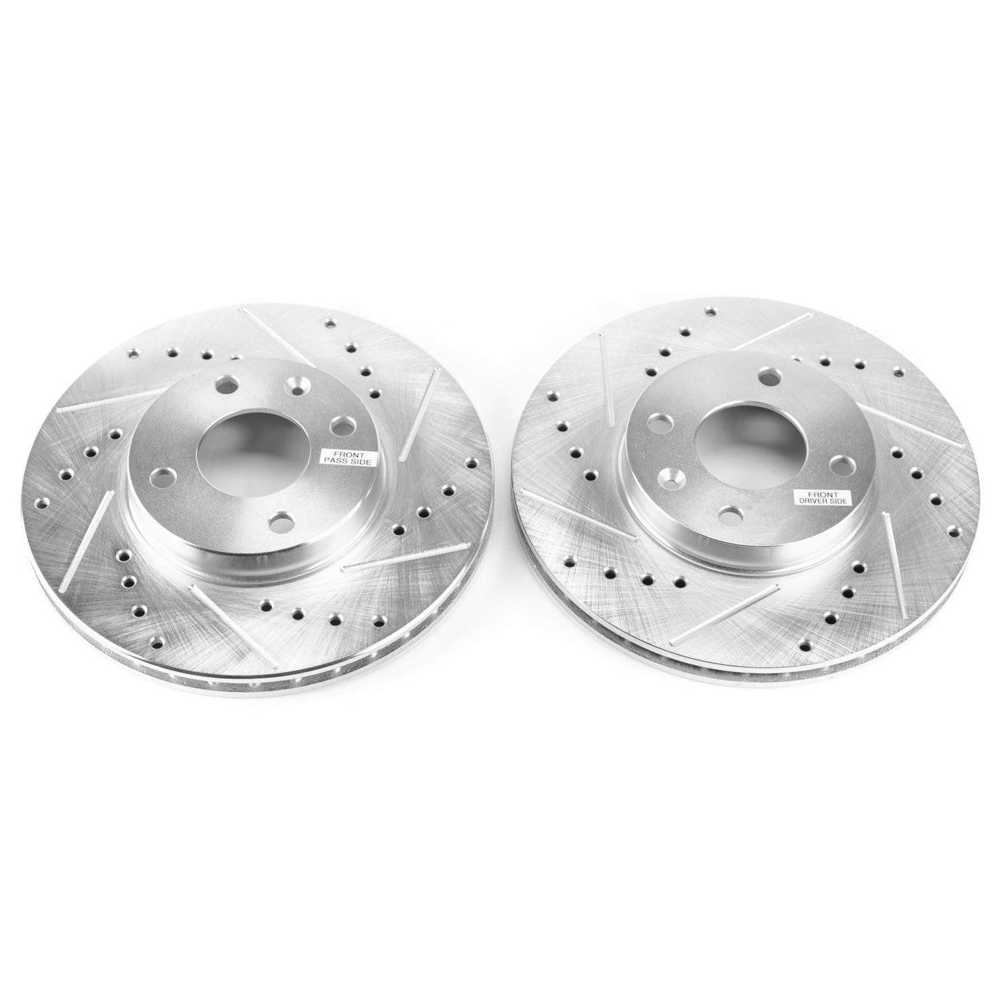 PowerStop Power Stop 16-19 Chevrolet Spark Front Evolution Drilled & Slotted Rotors - Pair AR84101XPR