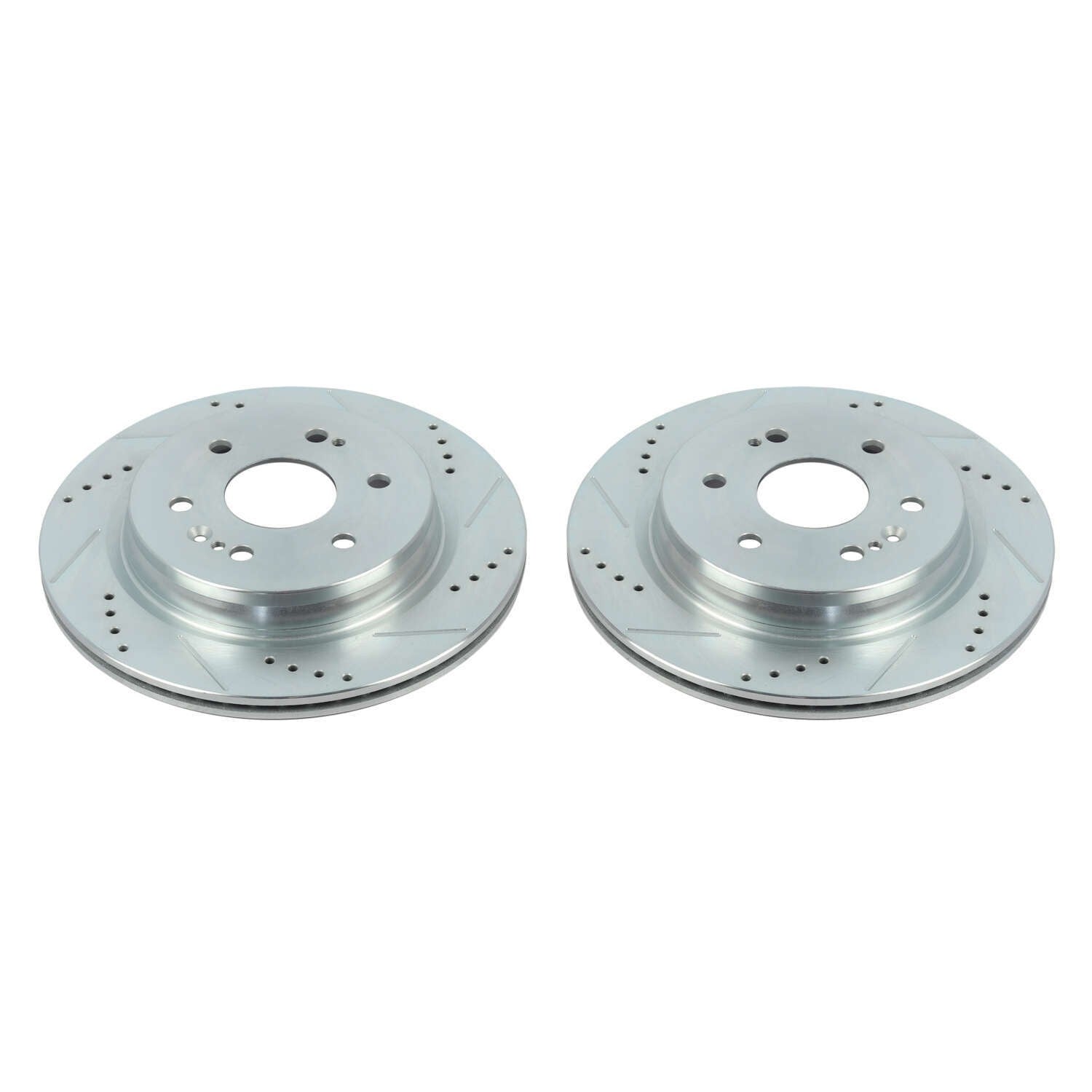 Power Stop 19-20 Chevrolet Silverado 1500 Rear Evolution Drilled & Slotted Rotors - Pair AR84104XPR
