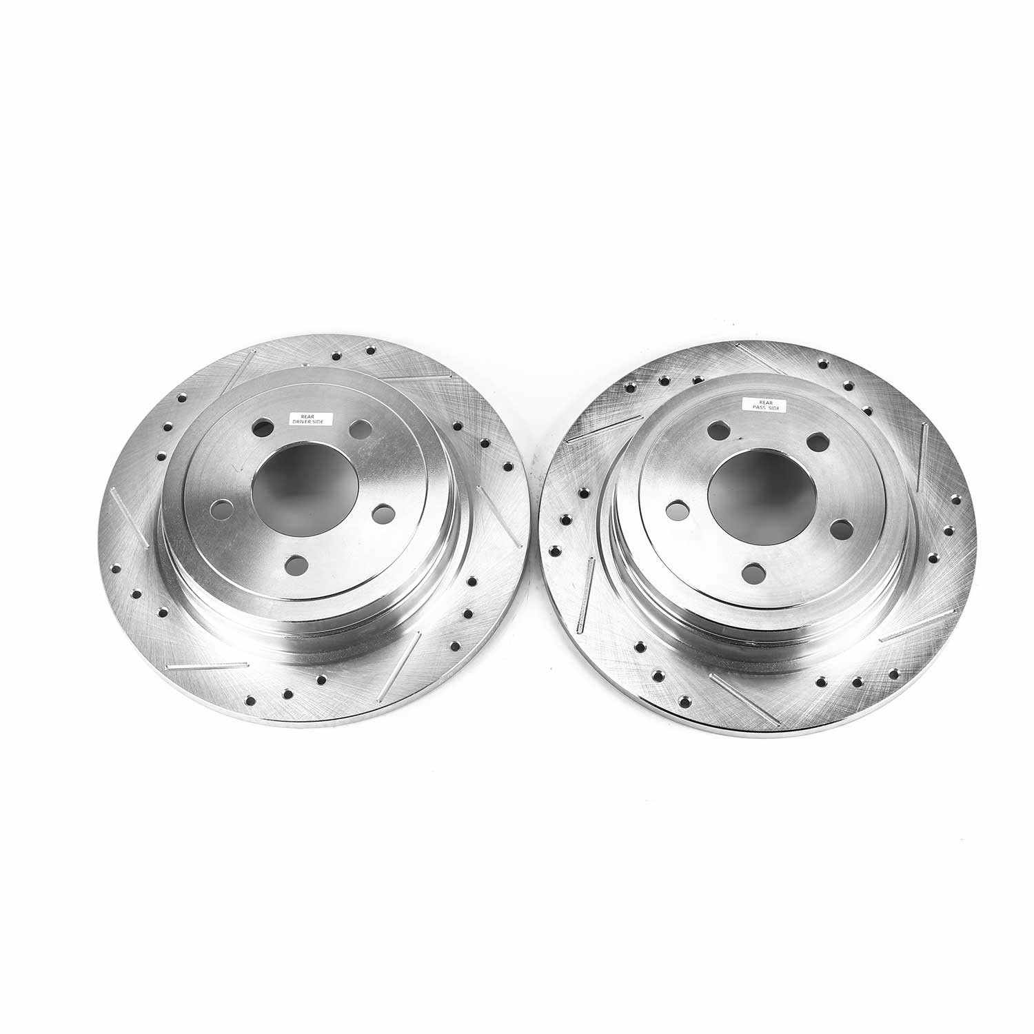 PowerStop Power Stop 2003 Ford Explorer Sport Rear Evolution Drilled & Slotted Rotors - Pair AR85100XPR
