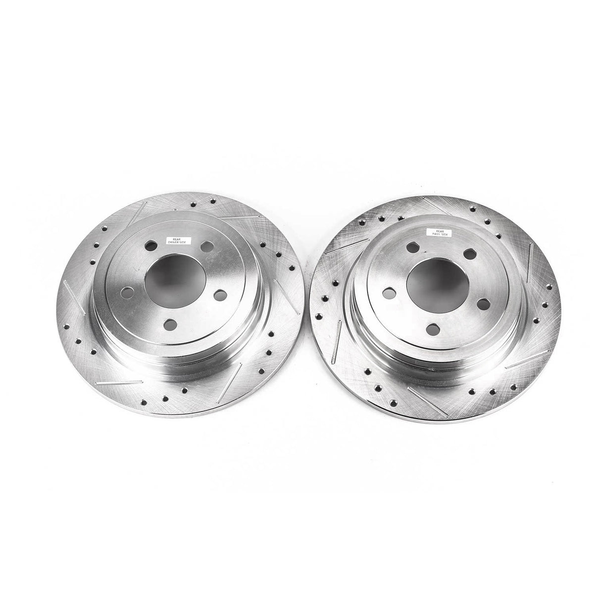 PowerStop Power Stop 2003 Ford Explorer Sport Rear Evolution Drilled & Slotted Rotors - Pair AR85100XPR