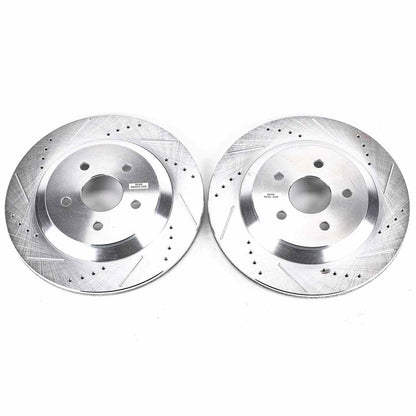 PowerStop Power Stop 04-07 Ford Freestar Rear Evolution Drilled & Slotted Rotors - Pair AR85102XPR