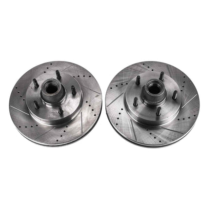 PowerStop Power Stop 04-06 Ford E-150 Front Evolution Drilled & Slotted Rotors - Pair AR85111XPR