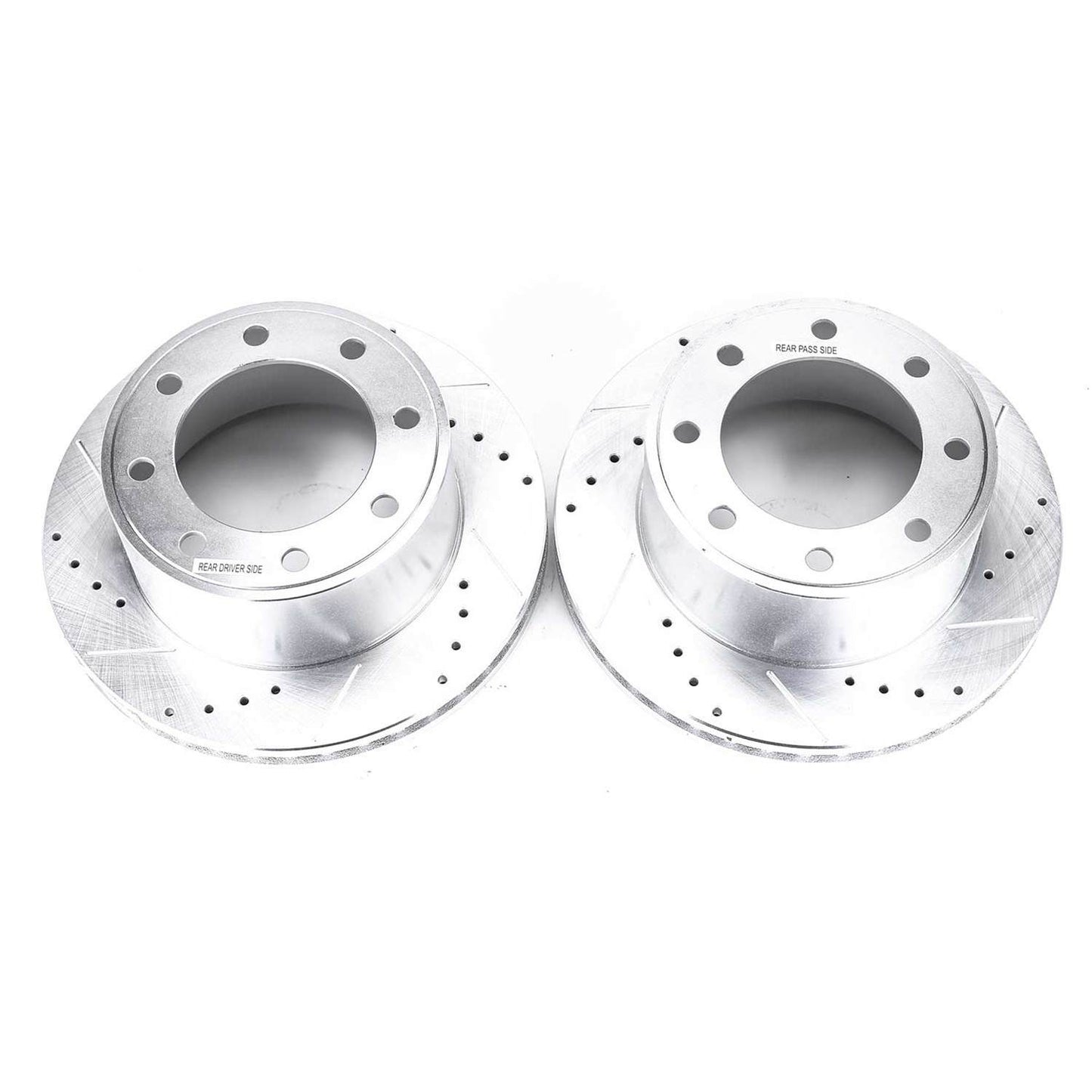 PowerStop Power Stop 05-12 Ford F-250 Super Duty Rear Evolution Drilled & Slotted Rotors - Pair AR85116XPR