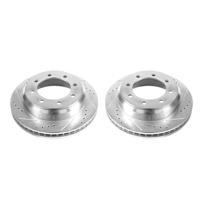 PowerStop Power Stop 08-14 Ford E-150 Rear Evolution Drilled & Slotted Rotors - Pair AR85123XPR