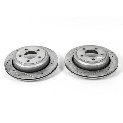 PowerStop Power Stop 10-11 Ford Ranger Rear Evolution Drilled & Slotted Rotors - Pair AR85135XPR