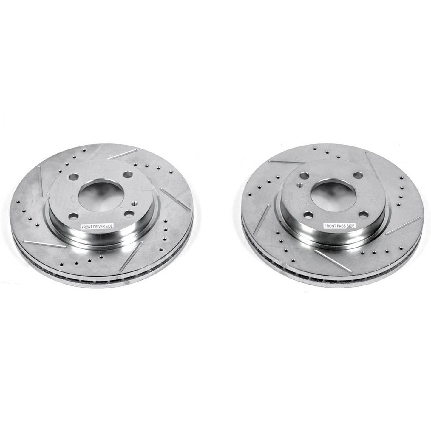 PowerStop Power Stop 11-19 Ford Fiesta Front Evolution Drilled & Slotted Rotors - Pair AR85136XPR