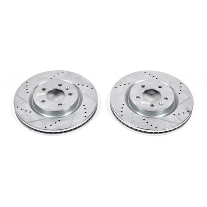 PowerStop Power Stop 11-19 Ford Explorer Front Evolution Drilled & Slotted Rotors - Pair AR85137XPR