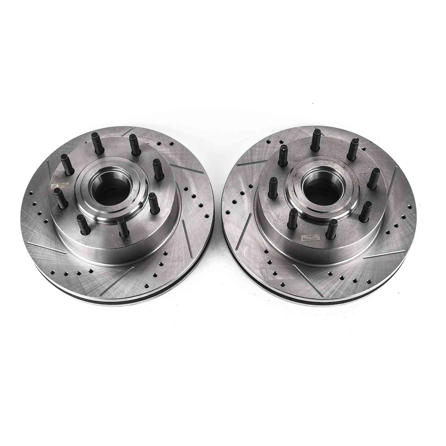 PowerStop Power Stop 06-12 Ford F-250 Super Duty Front Evolution Drilled & Slotted Rotors - Pair AR85138XPR