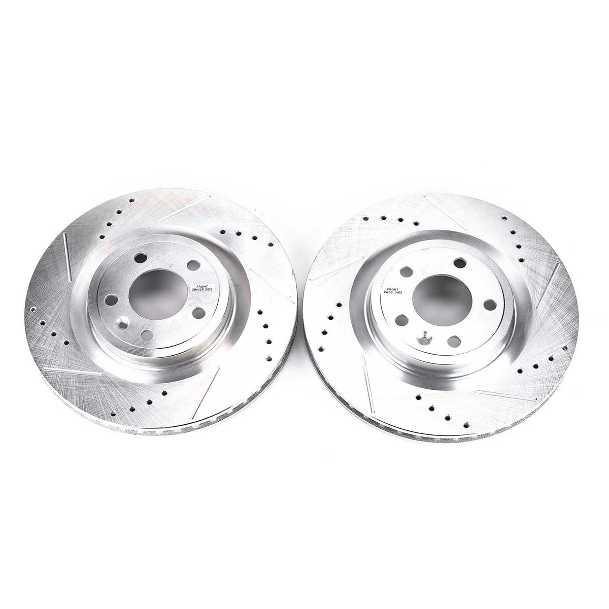 PowerStop Power Stop 11-14 Ford Mustang Front Evolution Drilled & Slotted Rotors - Pair AR85144XPR