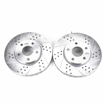 PowerStop Power Stop 14-18 Ford C-Max Front Evolution Drilled & Slotted Rotors - Pair AR85146XPR