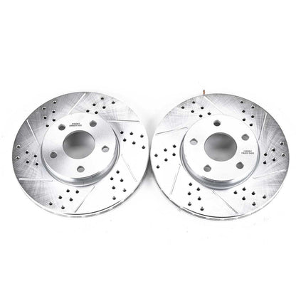 PowerStop Power Stop 14-18 Ford C-Max Front Evolution Drilled & Slotted Rotors - Pair AR85146XPR