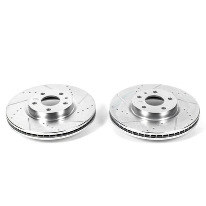 PowerStop Power Stop 13-19 Ford Fusion Front Evolution Drilled & Slotted Rotors - Pair AR85150XPR