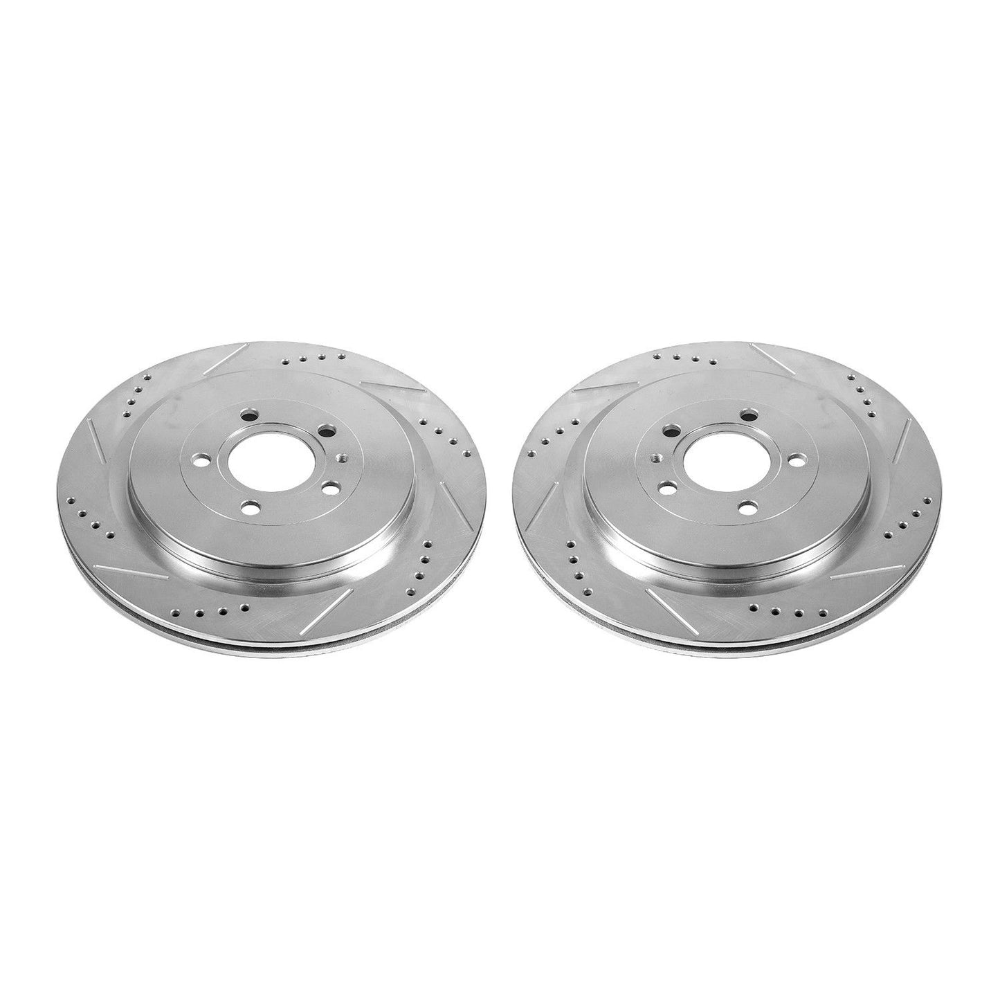 PowerStop Power Stop 13-14 Ford Mustang Rear Evolution Drilled & Slotted Rotors - Pair AR85152XPR
