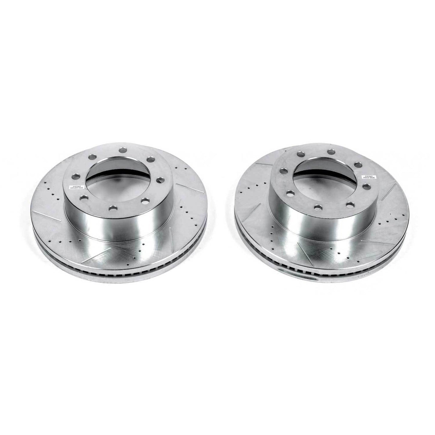 PowerStop Power Stop 13-19 Ford F-250 Super Duty Front Evolution Drilled & Slotted Rotors - Pair AR85153XPR