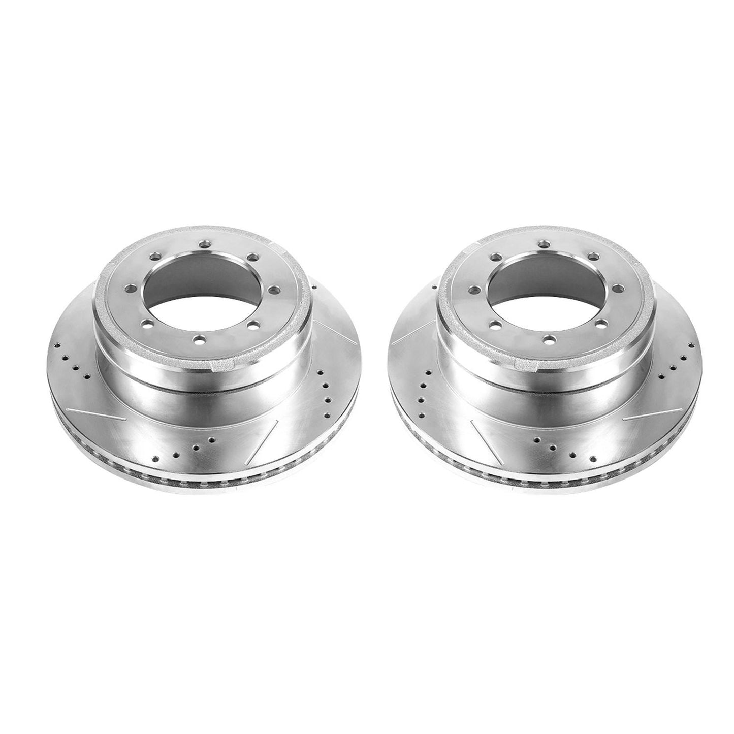 PowerStop Power Stop 13-19 Ford F-350 Super Duty Rear Evolution Drilled & Slotted Rotors - Pair AR85154XPR