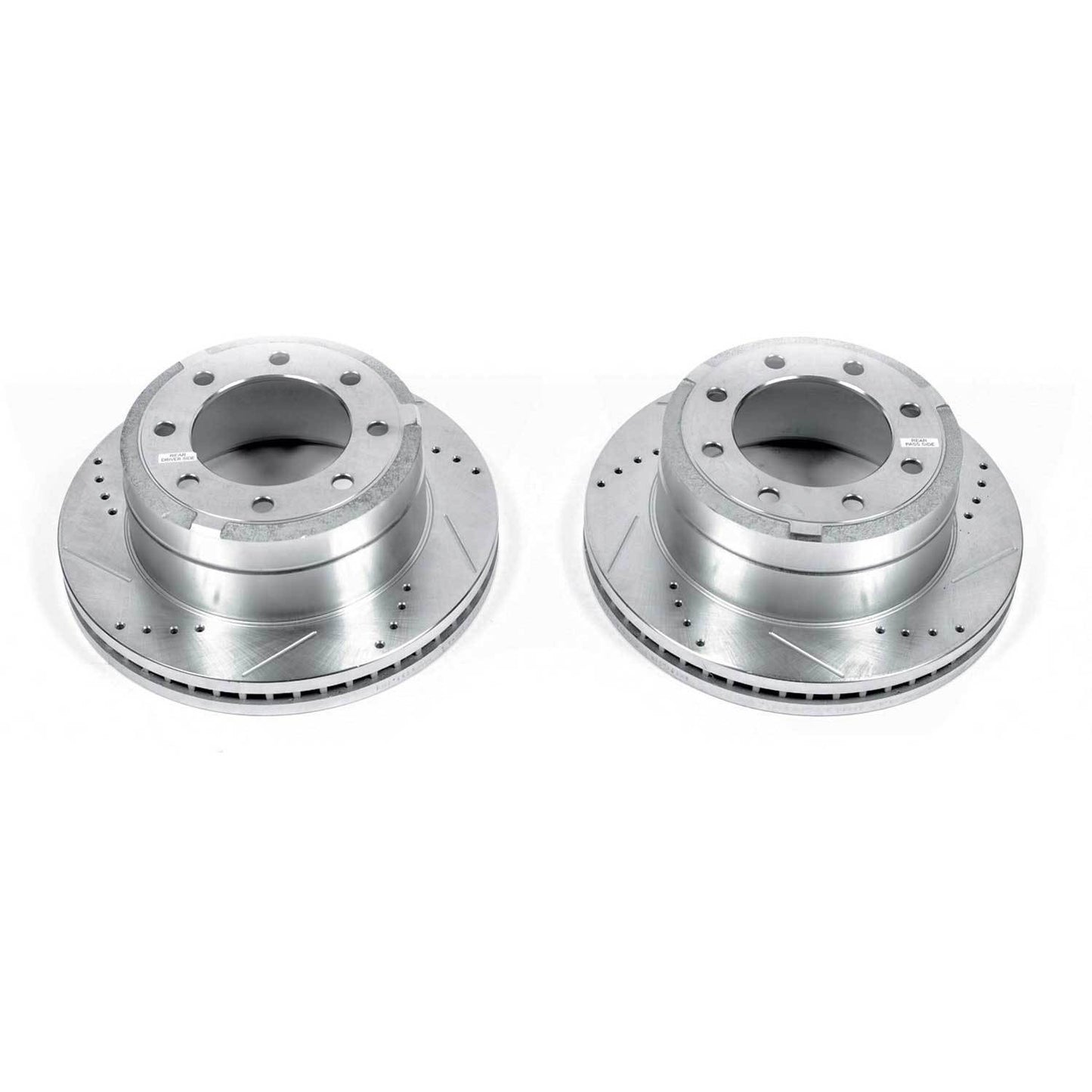 PowerStop Power Stop 13-19 Ford F-250 Super Duty Rear Evolution Drilled & Slotted Rotors - Pair AR85155XPR
