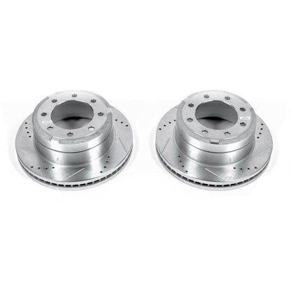 PowerStop Power Stop 13-19 Ford F-250 Super Duty Rear Evolution Drilled & Slotted Rotors - Pair AR85155XPR