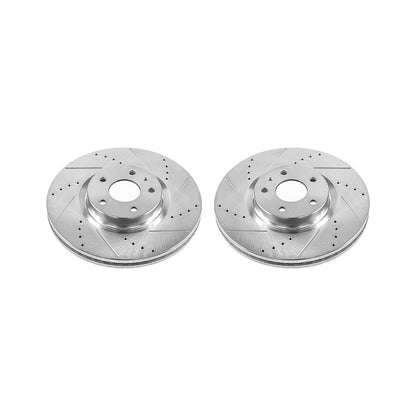 PowerStop Power Stop 13-19 Ford Fusion Front Evolution Drilled & Slotted Rotors - Pair AR85165XPR