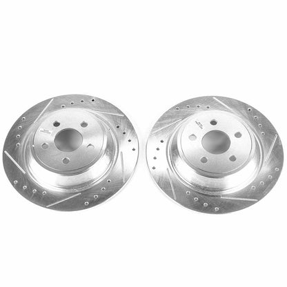 PowerStop Power Stop 15-19 Ford Edge Rear Evolution Drilled & Slotted Rotors - Pair AR85174XPR
