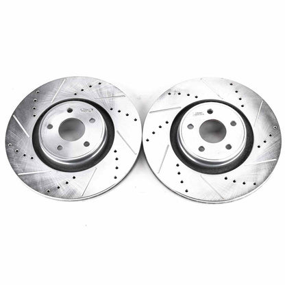 PowerStop Power Stop 13-18 Ford Focus Front Evolution Drilled & Slotted Rotors - Pair AR85176XPR