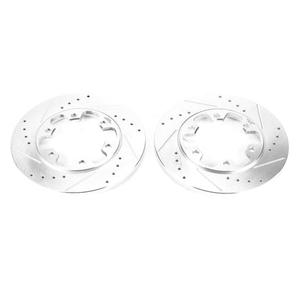 PowerStop Power Stop 15-19 Ford Transit-350 HD Rear Evolution Drilled & Slotted Rotors - Pair AR85178XPR