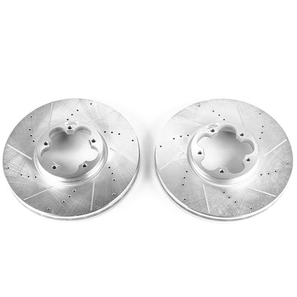 PowerStop Power Stop 15-19 Ford Transit-150 Front Evolution Drilled & Slotted Rotors - Pair AR85179XPR