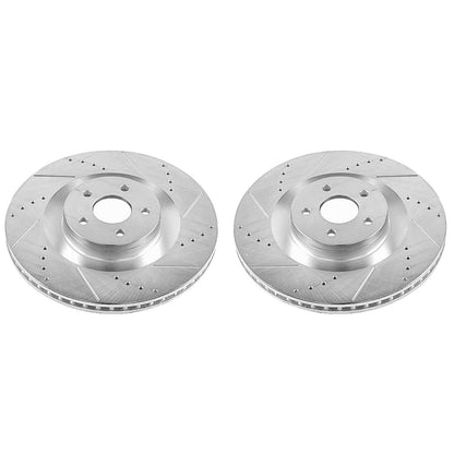PowerStop Power Stop 16-18 Ford Focus Front Evolution Drilled & Slotted Rotors - Pair AR85180XPR