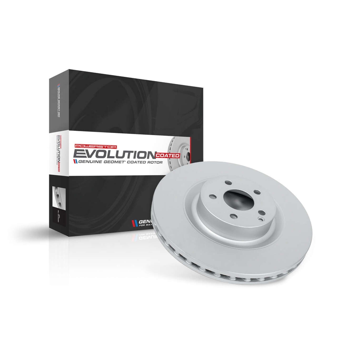 Power Stop 18-20 Ford Transit Connect Rear Evolution Geomet Coated Rotor AR85197EVC