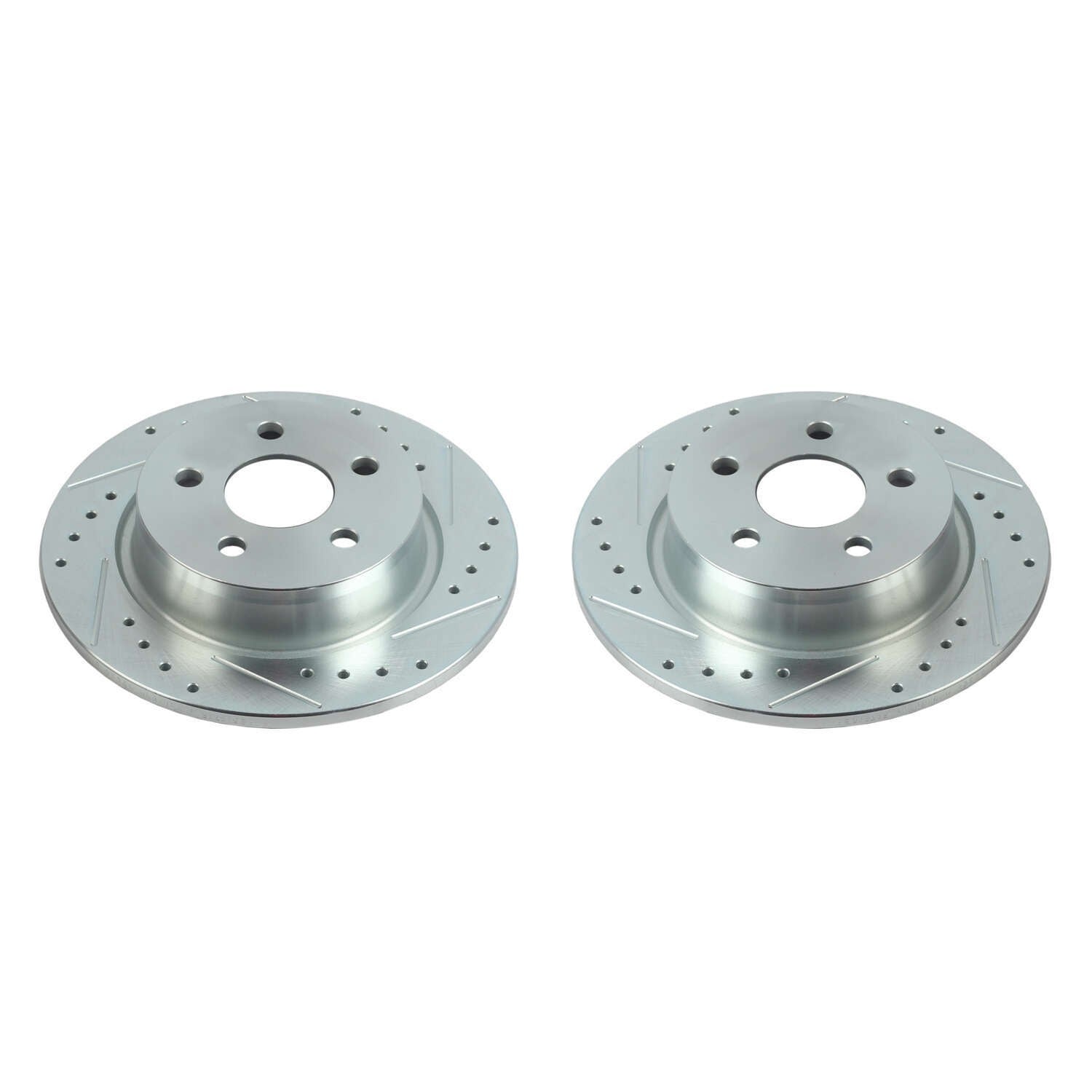 Power Stop 18-20 Ford Transit Connect Rear Evolution Drilled & Slotted Rotors - Pair AR85197XPR