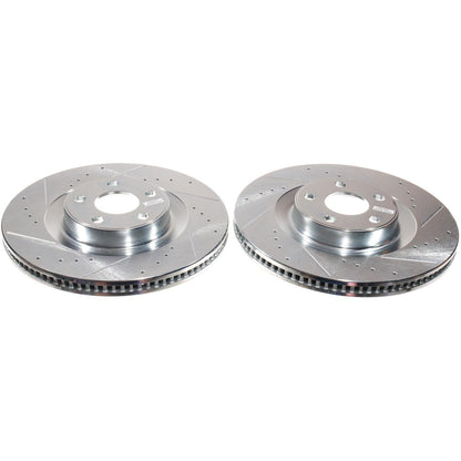 PowerStop Power Stop 22-24 Ford Maverick Front Drilled & Slotted Rotor (Pair) AR85212XPR