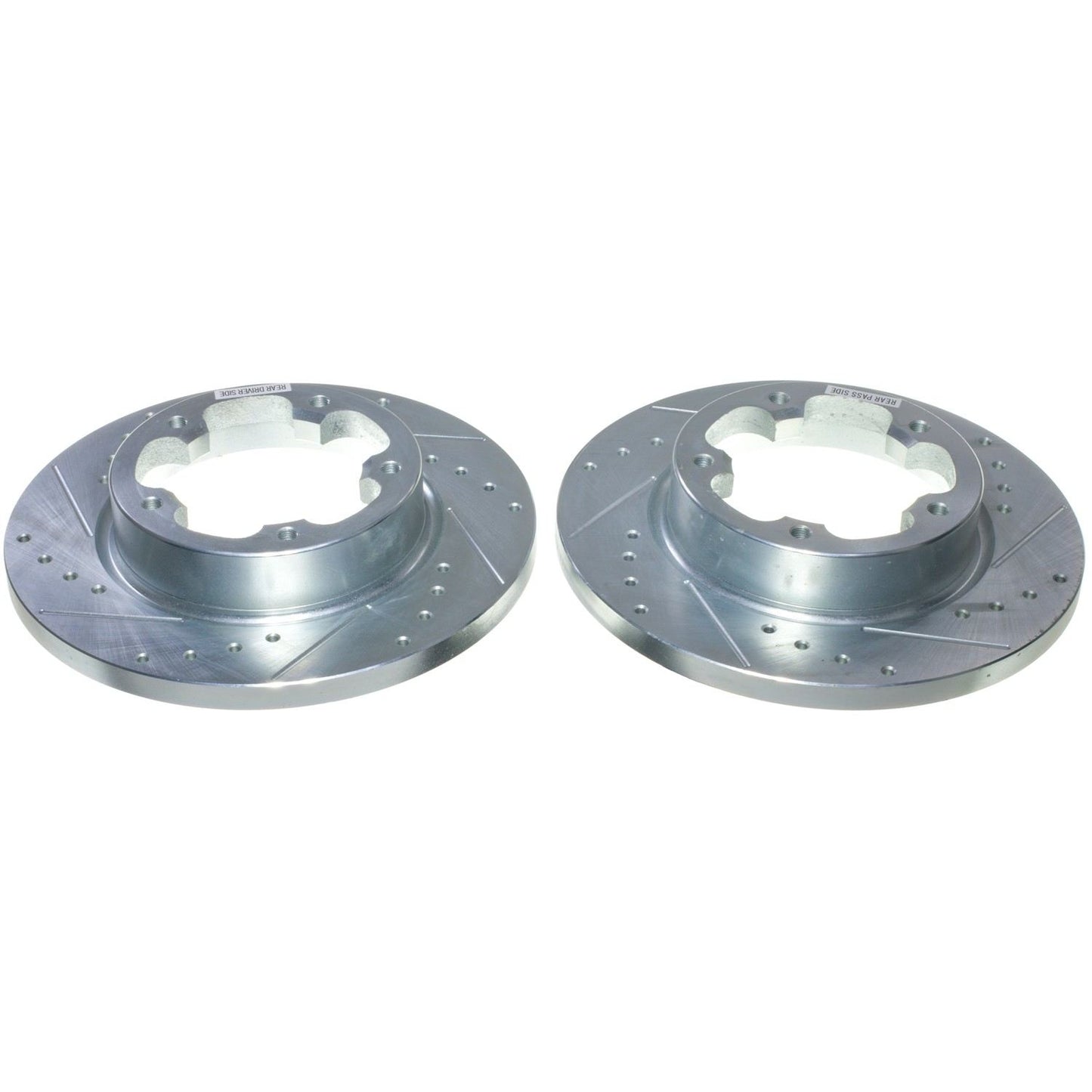 PowerStop Power Stop 22-24 Ford E-Transit Rear Drilled & Slotted Rotor - Pair AR85218XPR