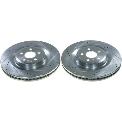 PowerStop Power Stop 21-24 Ford Edge Front Drilled & Slotted Rotor (Pair) AR85219XPR