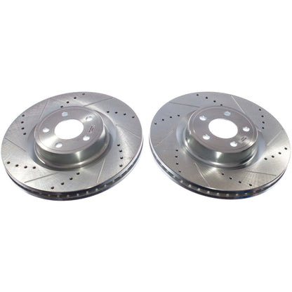 PowerStop Power Stop 21-23 Ford Mustang Front Drilled & Slotted Rotor (Pair) AR85220XPR