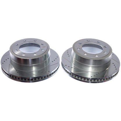 PowerStop Power Stop 23-24 Ford F-250 Super Duty Rear Drilled & Slotted Rotors AR85224XPR