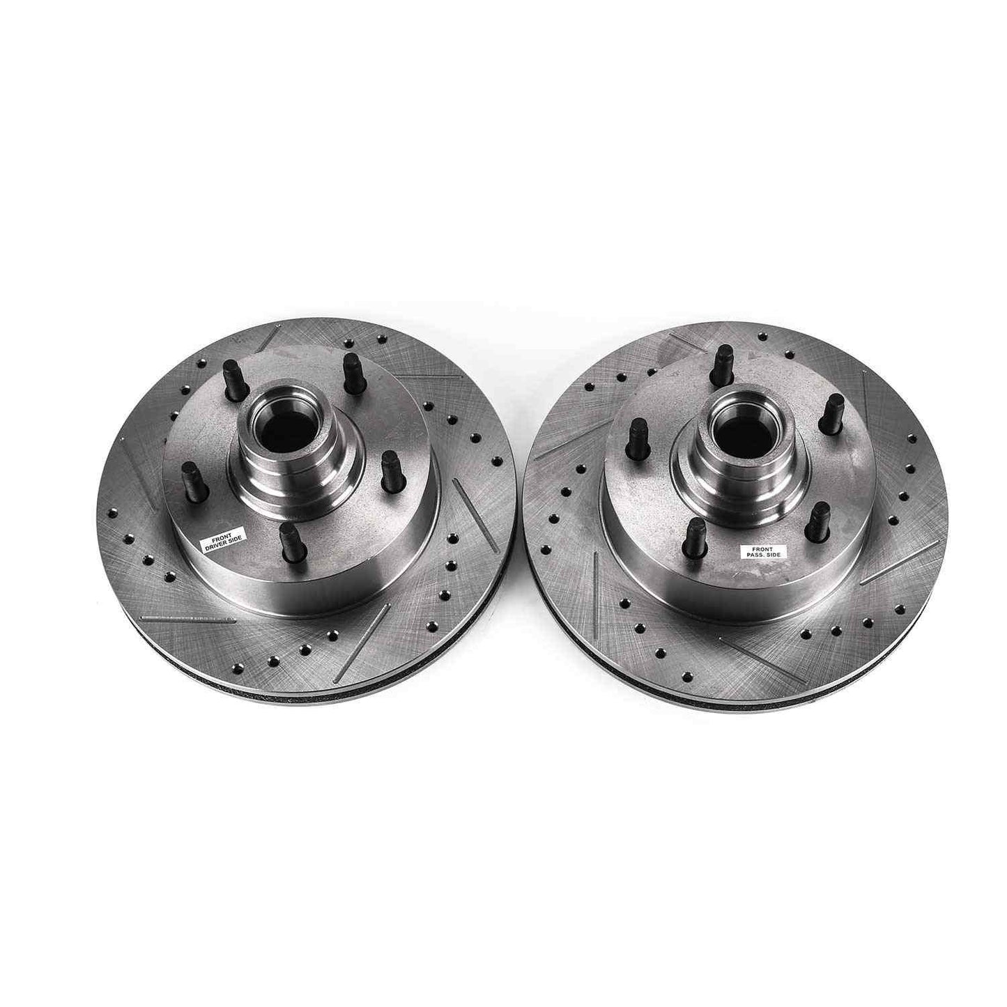PowerStop Power Stop 2003 Ford E-150 Front Evolution Drilled & Slotted Rotors - Pair AR8540XPR
