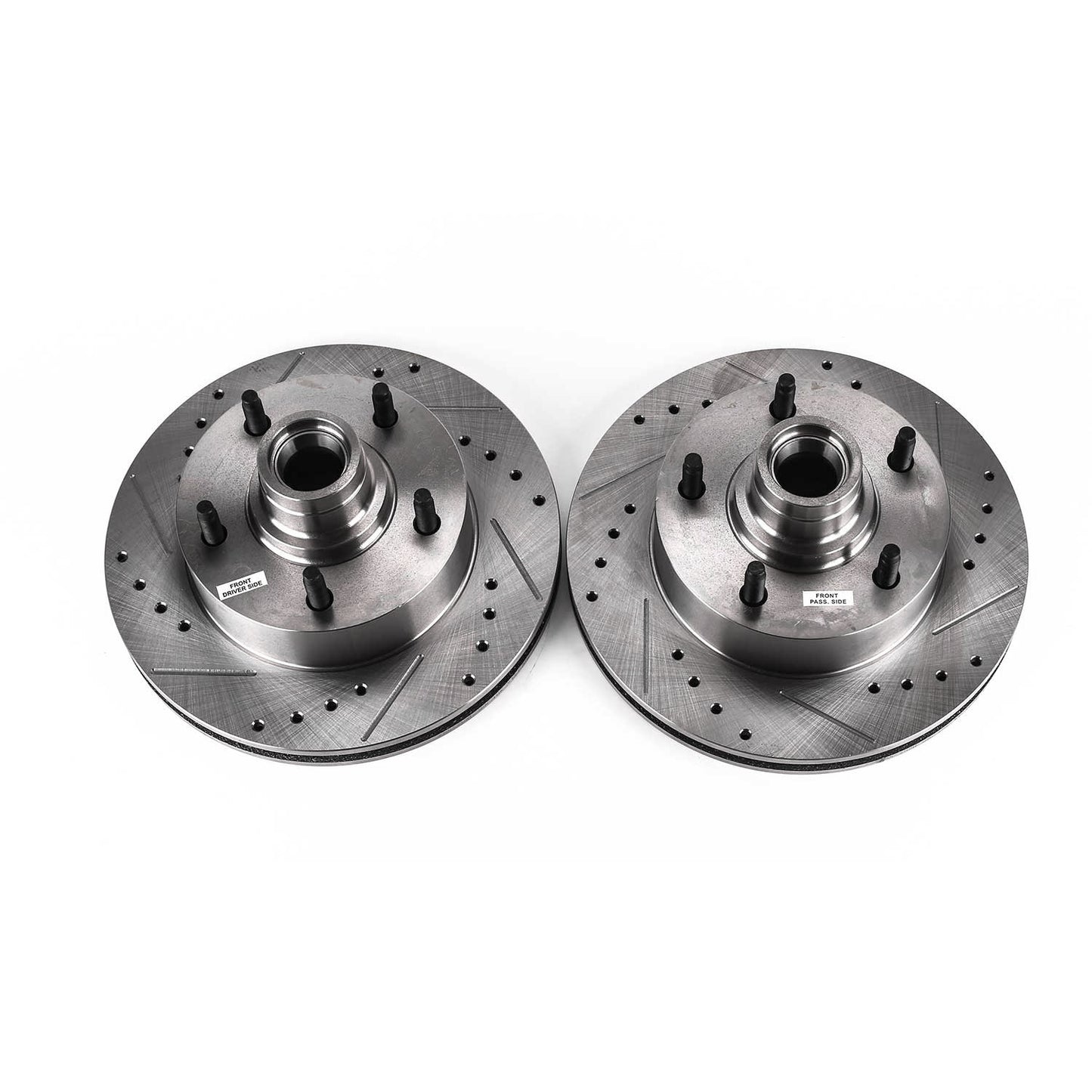 PowerStop Power Stop 2003 Ford E-150 Front Evolution Drilled & Slotted Rotors - Pair AR8540XPR