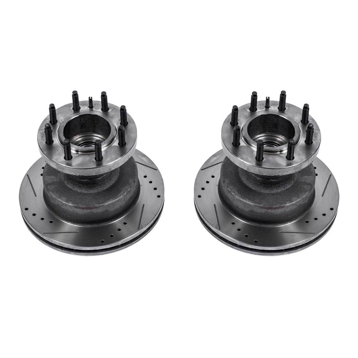 PowerStop Power Stop 03-05 Ford E-350 Club Wagon Front Evolution Drilled & Slotted Rotors - Pair AR8542XPR