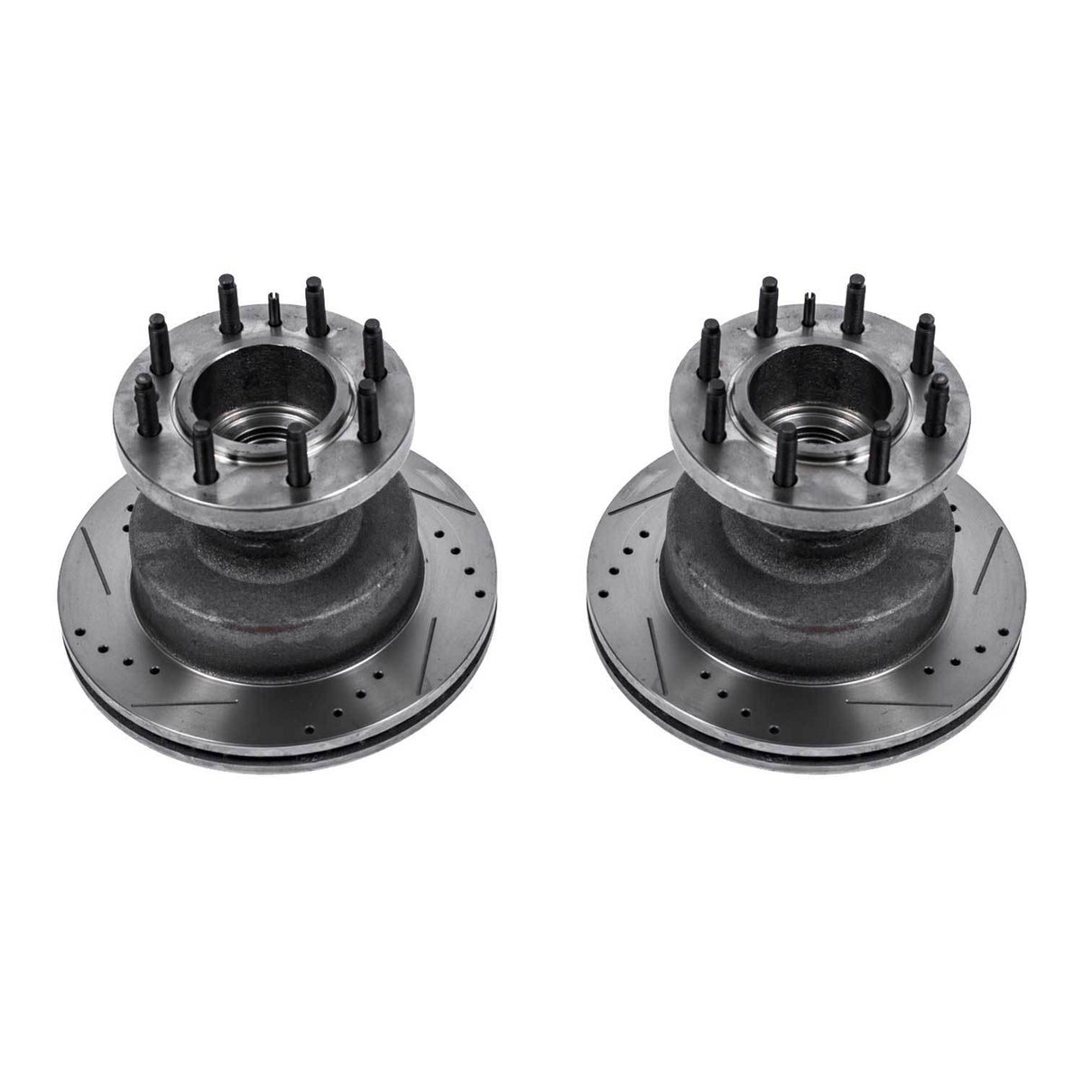 PowerStop Power Stop 03-05 Ford E-350 Club Wagon Front Evolution Drilled & Slotted Rotors - Pair AR8542XPR
