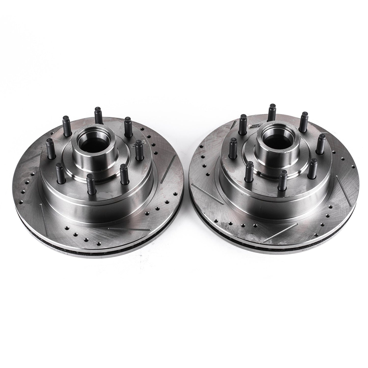 PowerStop Power Stop 2007 Ford E-150 Front Evolution Drilled & Slotted Rotors - Pair AR8546XPR