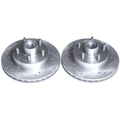 PowerStop Power Stop 95-97 Ford Ranger Front Evolution Drilled & Slotted Rotors - Pair AR8548XPR