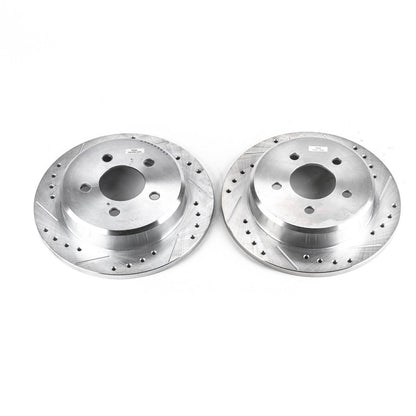 PowerStop Power Stop 95-01 Ford Explorer Rear Evolution Drilled & Slotted Rotors - Pair AR8552XPR