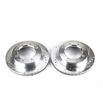 PowerStop Power Stop 95-99 Ford F-250 Front Evolution Drilled & Slotted Rotors - Pair AR8553XPR