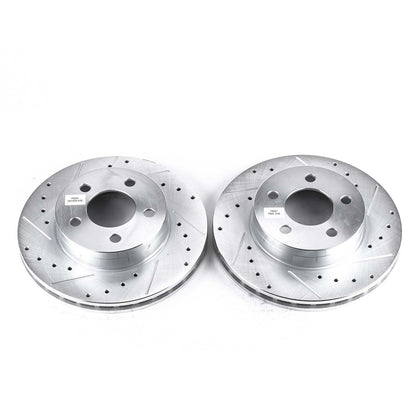 PowerStop Power Stop 95-01 Ford Explorer Front Evolution Drilled & Slotted Rotors - Pair AR8554XPR