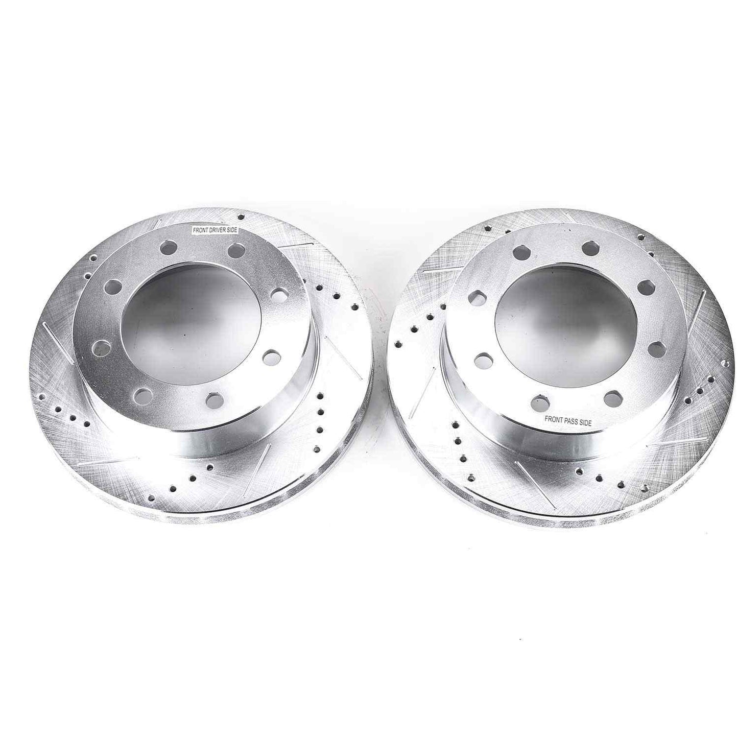 PowerStop Power Stop 1999 Ford F-250 Super Duty Front Evolution Drilled & Slotted Rotors - Pair AR8567XPR