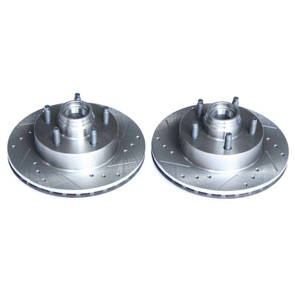 PowerStop Power Stop 98-00 Ford Ranger Front Evolution Drilled & Slotted Rotors - Pair AR8577XPR