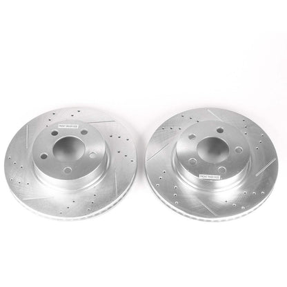 PowerStop Power Stop 01-03 Ford Explorer Sport Front Evolution Drilled & Slotted Rotors - Pair AR8586XPR
