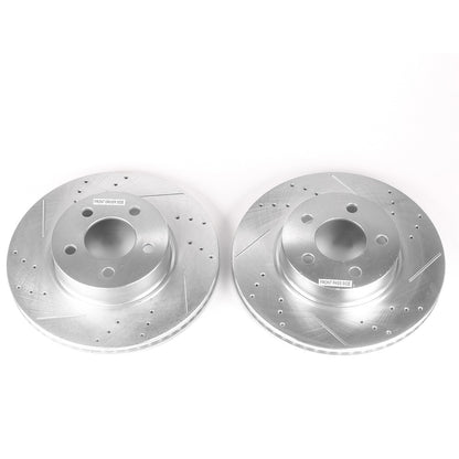 PowerStop Power Stop 01-03 Ford Explorer Sport Front Evolution Drilled & Slotted Rotors - Pair AR8586XPR