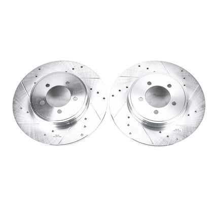 PowerStop Power Stop 03-05 Lincoln Aviator Rear Evolution Drilled & Slotted Rotors - Pair AR8593XPR