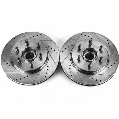 PowerStop Power Stop 04-08 Ford F-150 Front Evolution Drilled & Slotted Rotors - Pair AR8594XPR
